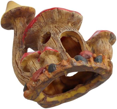 Mushroom House Aquarium Decorations Rocks Caves Aquarium Landscape Ornament Hermit Crab Shelter in Saudi Arabia
