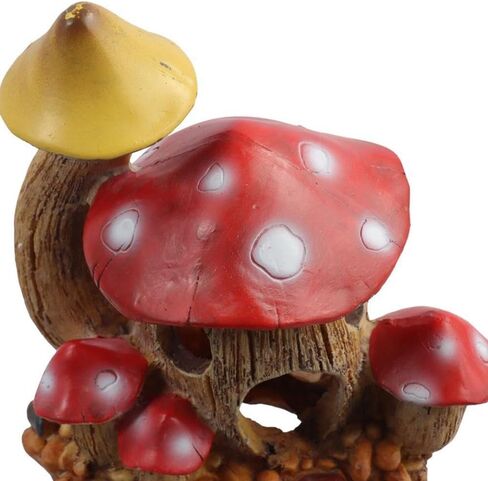 Mushroom House Aquarium Decorations Rocks Caves Aquarium Landscape Ornament Hermit Crab Shelter in Saudi Arabia