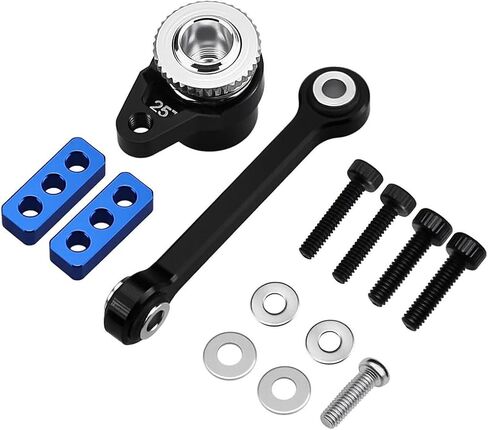 Hot Racing GRM48SQ25T CNC T6 Aluminum Servo Saver fits Arrma Grom MT Using Reefs 99 Micro Servo in Saudi Arabia