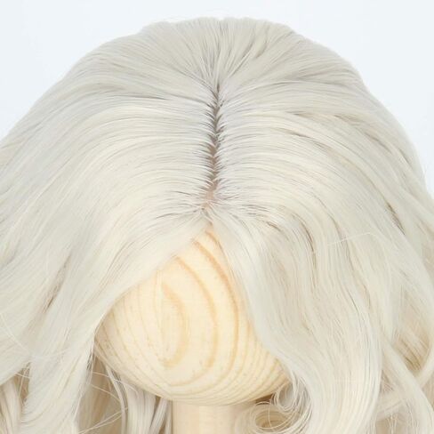 Miss U Hair Cute 7-8 Inch (for 17CM-19CM's head) 1/4 BJD Wig Doll Wig Long Curly Blonde MSD DOD Pullip Dollfie Wig Handmade Girl Doll Making Supplies in Saudi Arabia
