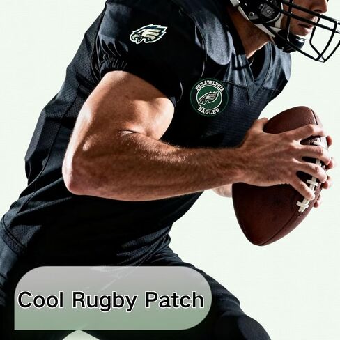 6 قطع من رقع مطرزة على شكل نسور الرجبي لمحبي رياضة كرة القدم، شارات مطرزة بشعار الفريق للخياطة/الكي على ملصقات القماش، مزينة بالملابس، وحقائب الظهر، والقبعة، والجينز، والملابس الرياضية in Kuwait