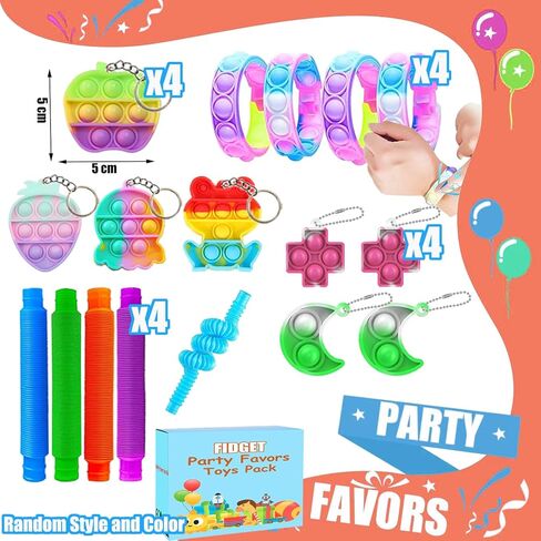 132 قطعة من هدايا الحفلات للأطفال من سن 4 إلى 8 سنوات، ألعاب صندوق الكنز للفصل الدراسي، جوائز للأطفال في الفصل الدراسي، حشوات أكياس البيناتا، ألعاب فيدجيت السائبة هدايا عيد الميلاد in Kuwait