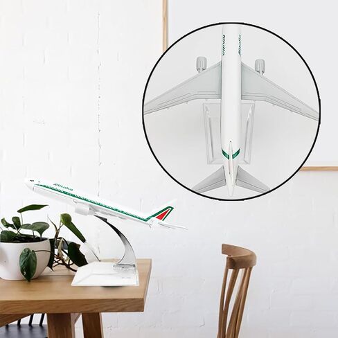 1:400 Italy Airplane Model B777 Aircraft Planes with 10 pcs Tip Cleaner Tool Kit Diecast Metal with Stand Display Collectible Model Kit for Aviation Enthusiast Gift in Saudi Arabia