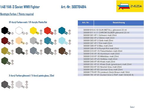 Zvezda Models Yak-3 Yakovlev Soviet WWII Fighter Aircraft Building Kit, Scale 1/48 in Saudi Arabia