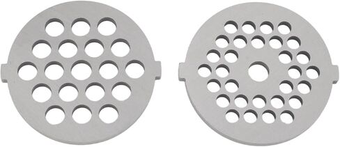 Stainless Steel Meat Grinder Blades And Plates Set 2 Blades 2 Cutting Plates Replacement Parts For Meat Grinders Food Processors in Saudi Arabia