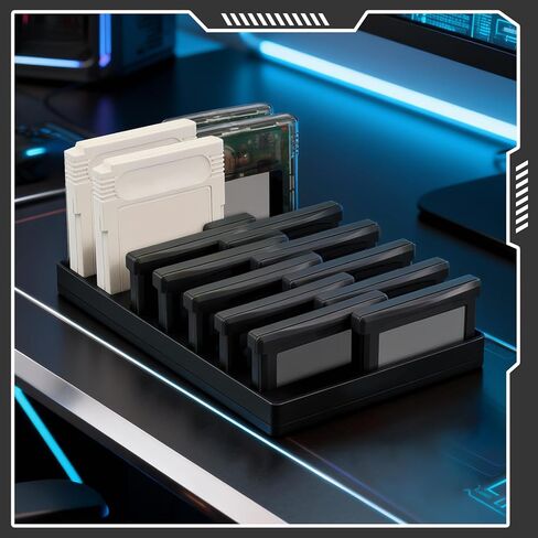 Holder for Gameboy Game, Video Game Tray, Cartridge Storage Stand, Display - Holds 14 Games in Saudi Arabia