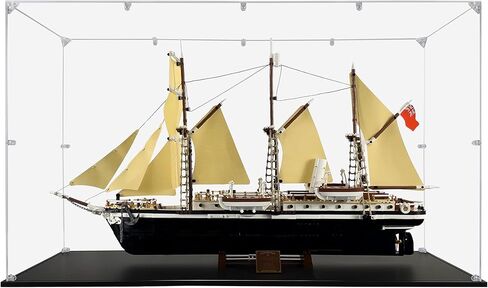 حافظة عرض أكريليك متوافقة مع Lego River Steamboat #21356، حافظة عرض مقاومة للغبار (الحافظة فقط) (مجموعات Lego غير متضمنة) in Kuwait