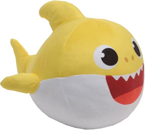 Nickelodeon Baby Shark Kids Plush Cuddle and Decorative Pillow Buddy, Yellow 15" Tall in Saudi Arabia