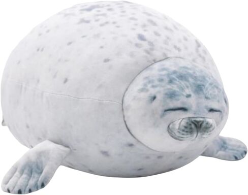 Seal Pillow, Chubby Blob Seal Plush Pillow Stuffed Cotton Plushies Animal Toy Cute Ocean Pillow for Bed Sofa, Kids Gifts for Birthday,Valentine,Christmas 15.7" in Saudi Arabia