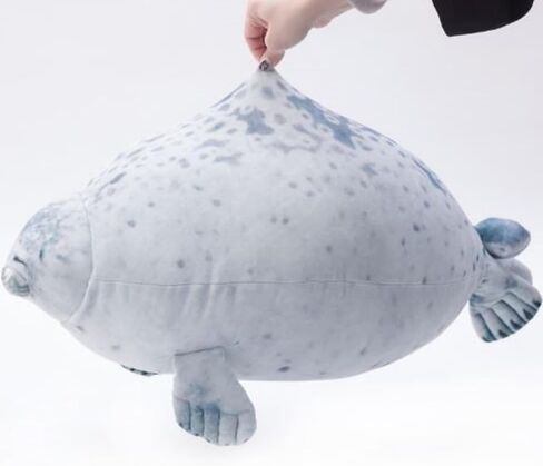 Seal Pillow, Chubby Blob Seal Plush Pillow Stuffed Cotton Plushies Animal Toy Cute Ocean Pillow for Bed Sofa, Kids Gifts for Birthday,Valentine,Christmas 15.7" in Saudi Arabia
