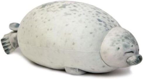 Seal Pillow, Chubby Blob Seal Plush Pillow Stuffed Cotton Plushies Animal Toy Cute Ocean Pillow for Bed Sofa, Kids Gifts for Birthday,Valentine,Christmas 15.7" in Saudi Arabia