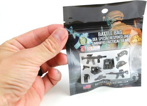 Battle Brick Battle Bag DEA Pack Compatible with Lego® Minifigs in Saudi Arabia