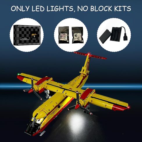 مجموعة إضاءة LED لمجموعة طائرات رجال الإطفاء Lego 42152، متوافقة مع نموذج مكعبات البناء Lego 42152 (لا تتضمن مجموعة الكتل) in Kuwait