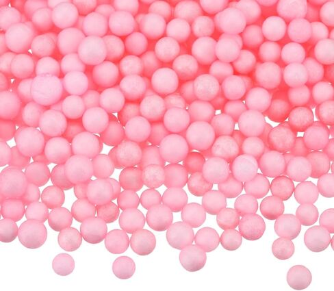 MECCANIXITY 34g Foam Beads, 2-3mm Mini Foam Balls Small Polystyrene Beads for DIY Craft Supplies Wedding Party Decorations, Multicolor in Saudi Arabia