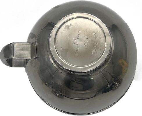 Replacement Parts 5qt mixer bowl with Feed Shield, Compatible with 4.5 and 5 Quart KitchenAid Tilt Head Stand Mixers :KSM150, RRK150, KSM100, K45SS, KSM75, KSM90, KSM95, K45, KSM103, KSM110, 5KSM125 in Saudi Arabia