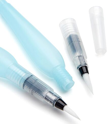 KINGART Studio Water Brush Pens, Assorted Tips, Set of 4 in Saudi Arabia