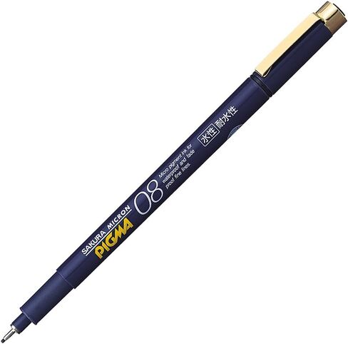 Sakura Pigment Ink Pen, Pigma Micron 08, Black (ESDK08#49) in Saudi Arabia