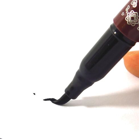 Monami Drawing Fiber Tip Non-permanent Fude Brush Pen for Korean Chinese Japanese Calligraphy Art Writing Drawing- 1pcs in Saudi Arabia