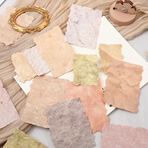 84 Sheets Textured Scrapbook Paper - Vintage Junk Journal Supplies for DIY Craft, Collage, Card Making, Decorative Scrapbooking Paper Kit in Saudi Arabia