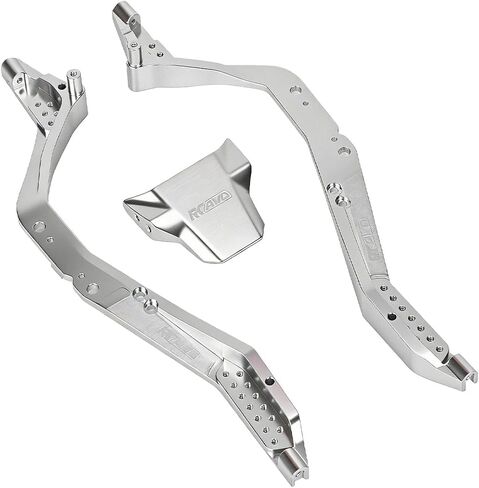 RCAWD 7075 SCX30 RC Chassis Frame Rails Plates Upgrades, Aluminum 90% More Durable for Axial 1/30 SCX30 Series in Saudi Arabia