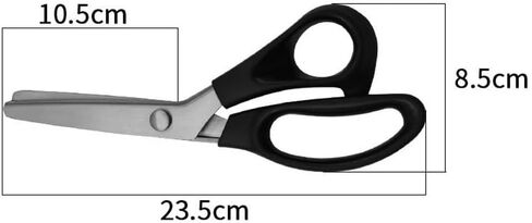 1pc Professional Serrated Scissors: Serrated edge serrated scissors for fabric, crafts, tailoring, tailor sewing first choice in Saudi Arabia