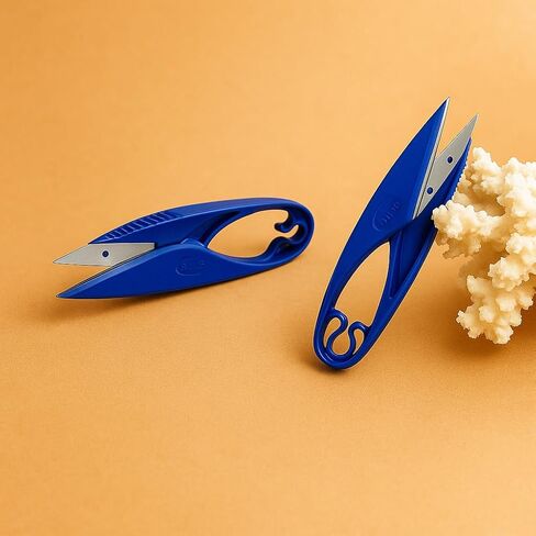 Small Snips, Carbon Steel Lightweight Thread Cutter, 4.5inch U Shape Sewing Snips Thread Cutter Scissors for Sewing, Quilting, 1 Pack (Blue) in Saudi Arabia