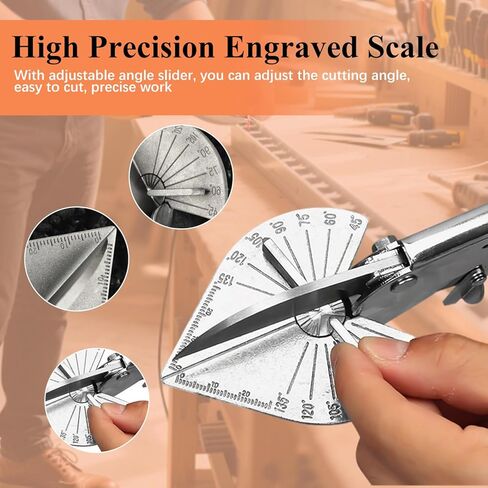 Angle Cutter with Adjustable Scale Multi Angle Trimming Tool for Precise Edge Cuts Suitable for Projects and Professional Use in Saudi Arabia