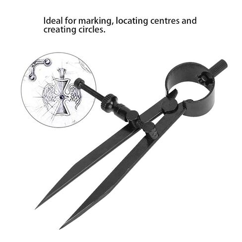 Fine Point Divider, Jewelry Marking Tool Square Tapered Legs Engraving Tools Jewelry Repair Artist Proportional Scale Divider Drawing Tool Beading Long Fine Point Marking Jewelry Tools (S) in Saudi Arabia