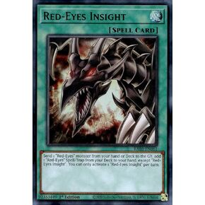 Red-Eyes Insight (UR) - RA03-EN061 - Ultra Rare - 1st Edition in Saudi Arabia