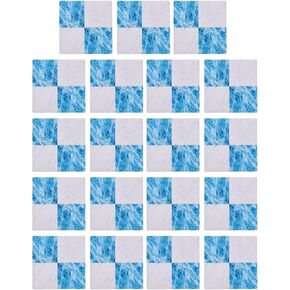 18 قطعة من أرضيات بيت الدمى الصغيرة من توياندونا، ملاءة أرضية خشبية صغيرة، ملحقات أثاث بيت الدمى بمقياس 1 12 ديكورات منزلية مصغرة (أسود وأبيض) in Kuwait