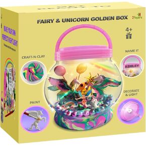 حديقة الديناصورات الصغيرة المضيئة مع لعبة الديناصورات القابلة للطلاء، والرسم الصخري والفنون والحرف اليدوية للأولاد والبنات، طقم Terrarium DIY للأطفال، هدايا الديناصورات لجميع الأعمار، هدية عيد ميلاد، إضاءة ليلية DIY in Kuwait