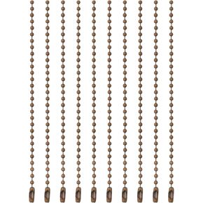 PATIKIL Ball Beads Chains, (3.9 Inch, Forest Green) (120 Pcs), Metal Dog Tag Chain Keychain Rings Beaded Extension Links Necklace Keychains, Suit for - Jewelry Making/Hanging Decoration in Saudi Arabia