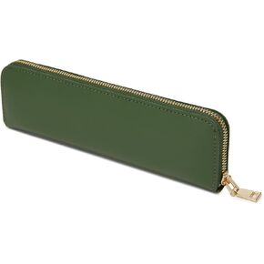 PU Leather Pencil Case Organizer Compact Design Lightweight Stylish Storage Solution for School Supplies (Black,Polyurethane (PU)) in Saudi Arabia