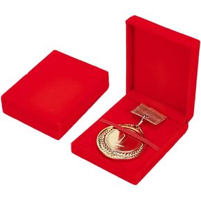 FINGERINSPIRE 2Pcs Single Medal Display Storage Box Midnight Blue Velvet Medal Case Rectangle Award Display Box Medals Organizer Boxes Velvet Medals Gift Boxes for Runners Sport Winners Military Award in Saudi Arabia