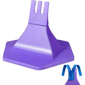 3-Prong Zipper Jig Tool Gypsy Purple Ergonomic Zipper Fastener - Portable Durable Sewing Accessory for Smooth Installation & Repair of Size 3/5 Zippers on Clothing Bags in Kuwait