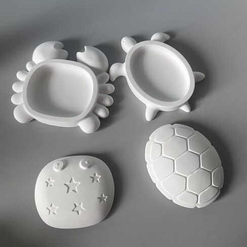 Turtle Box Resin Mold with Lid, 3D Sea Animal Storage Container Mold, Turtle Shaped Tray Jewelry Box Silicone Molds for Resins, Epoxy Resin, Gypsum, Clay, DIY Craft Home Decor, Candy Jar in Saudi Arabia