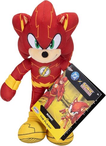 Sonic The Hedgehog DC Comics Sonic as The Flash and Silver as Green Lantern 9" Plush 2-Pack in Saudi Arabia