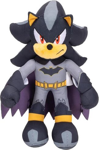 Sonic The Hedgehog DC Comics Shadow as Batman and Knuckles as Superman 9" Plush 2-Pack in Saudi Arabia