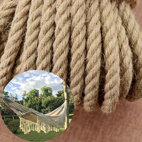 1Roll 2M Natural Vintage Jute Rope String 10mm Hemp Twisted Cord Macrame String Pet Scratching Handmade DIY Craft Decoration in Saudi Arabia