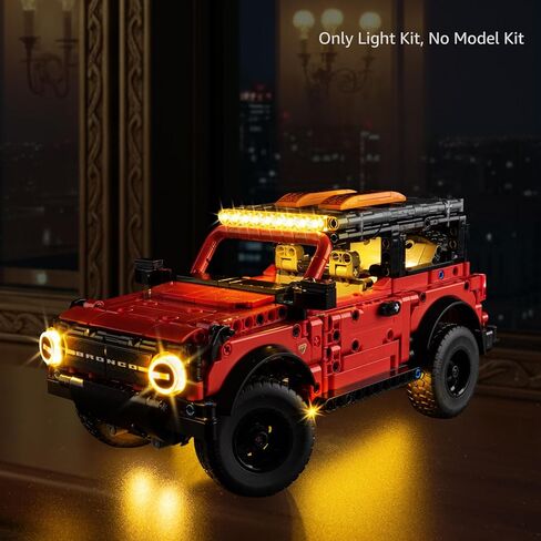 Kyglaring Light Kit Compatible with Lego Ford Bronco SUV 42213 Building Set - Upgraded Headlights & Touch Control (Lights Only, Model Not Included) in Saudi Arabia