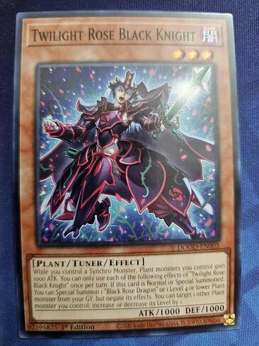 Twilight Rose Black Knight - DOOD-EN005 - Common - 1st Edition in Saudi Arabia