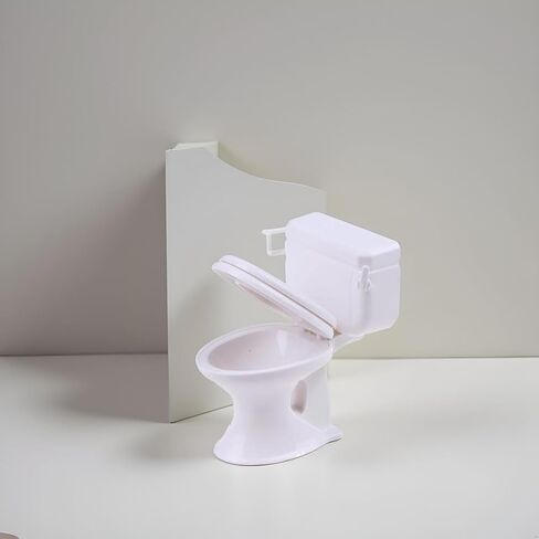 1:12 Scale Miniature Bathroom Toilet - Realistic Dollhouse Furniture for DIY Crafts, Dioramas and Architectural Models in Saudi Arabia
