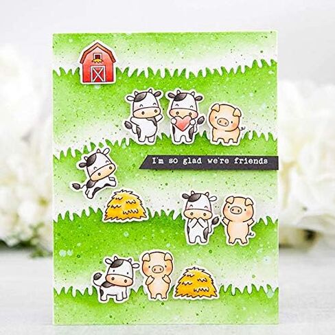 Various Cows Pigs Clear Stamp for Card Making Party'till The Cows Come Home for You Words Stamp for Paper Crafting Handmade Crafts Scrapbooking Supplies Photo Album Decor in Saudi Arabia