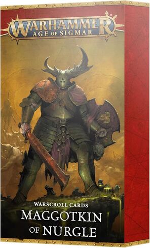 Warhammer AoS: Warscroll Cards: Maggotkin of Nurgle 4th Edition in Saudi Arabia