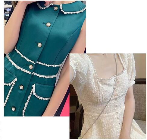 Elegant Lace Trim Ribbon 2Yard / 183cm Length for DIY Craft Decoration on Jackets Shoes Bags Hats Accessories (#4) in Saudi Arabia