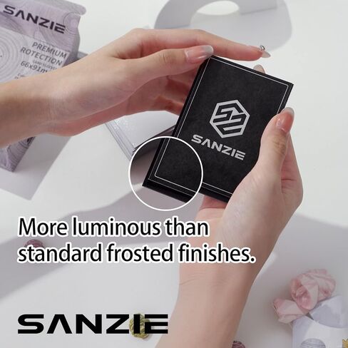 SANZIE Card Sleeves Matte Card Sleeve Deck Card Protector Sleeves Trading Card Sleeve Fit for MTG, TCG, PTCG and Trading Cards 68 Count (Deep Gray) in Saudi Arabia