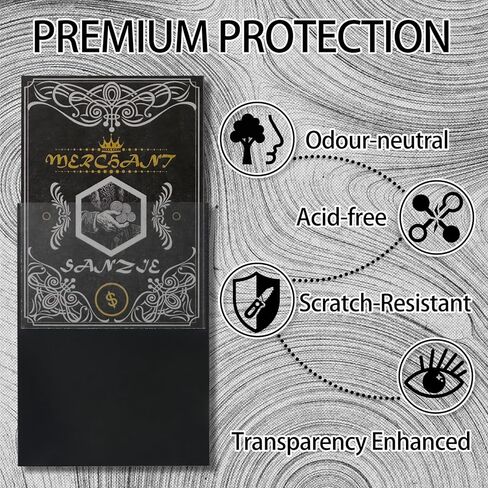 SANZIE Card Sleeves Matte Card Sleeve Deck Card Protector Sleeves Trading Card Sleeve Fit for MTG, TCG, PTCG and Trading Cards 68 Count (Deep Gray) in Saudi Arabia