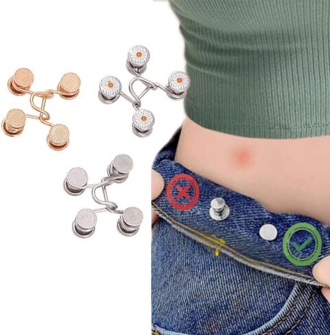 Pant Waist Tightener – Upgraded Flat-Back No-Dig Design – Adjustable Pants Waist Tightenern, Waist Cincher Clip in Saudi Arabia
