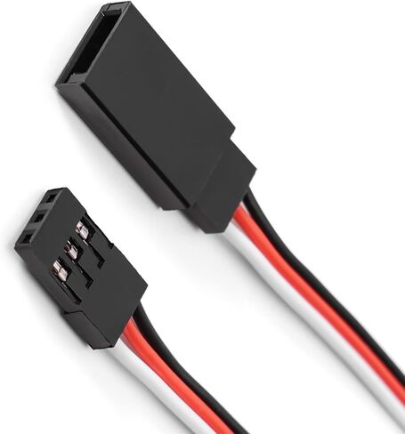 2Pack RC Magnetic Snap-On Jr Extension Cable 3Pin 13" Length RC LED lamp Group Magnetic Suction Extension Wires for 1/10 1/8 RC Crawler Buggy Truck Car Boat Airplane Drones Helicopter in Saudi Arabia