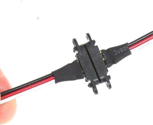 2Pack RC Magnetic Snap-On Jr Extension Cable 3Pin 13" Length RC LED lamp Group Magnetic Suction Extension Wires for 1/10 1/8 RC Crawler Buggy Truck Car Boat Airplane Drones Helicopter in Saudi Arabia